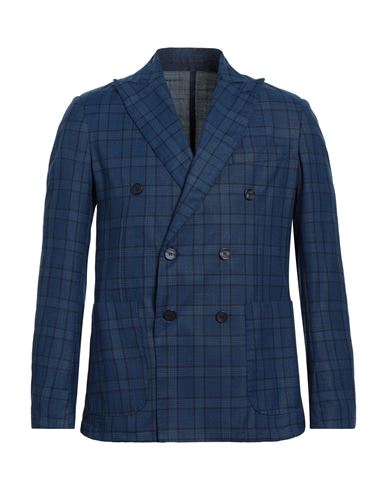 Takeshy Kurosawa Man Blazer Blue Size 40 Polyester, Viscose