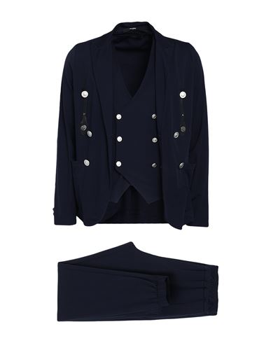 Shop Takeshy Kurosawa Man Suit Midnight Blue Size M Viscose, Polyester, Elastane