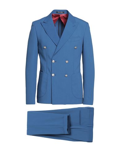 Takeshy Kurosawa Man Suit Blue Size 44 Polyester, Viscose, Elastane