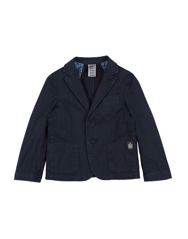 Shop Bikkembergs Toddler Boy Blazer Midnight Blue Size 4 Cotton, Elastane