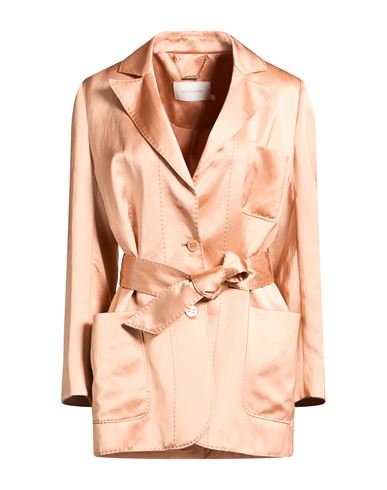 Zimmermann Woman Blazer Sand Size 1 Viscose, Linen In Pink