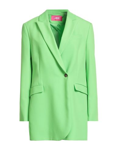 Jjxx By Jack & Jones Woman Blazer Lime Green Size L Recycled Polyester, Viscose, Elastane In Green