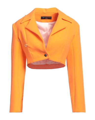 Weinsanto Woman Blazer Orange Size Xs Cotton, Elastane