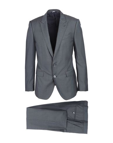 Shop Dolce & Gabbana Man Suit Grey Size 40 Virgin Wool, Silk