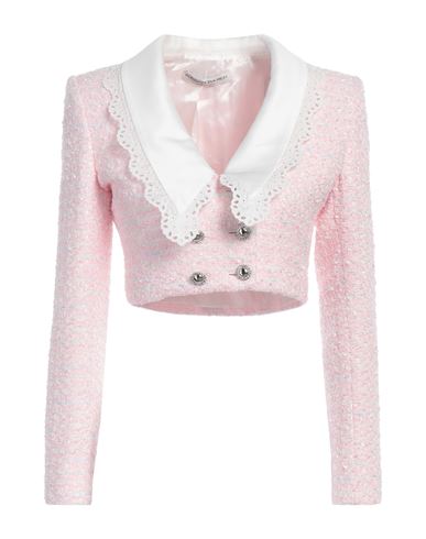 Shop Alessandra Rich Woman Blazer Pink Size 6 Polyamide, Cotton, Acrylic, Viscose, Polyester