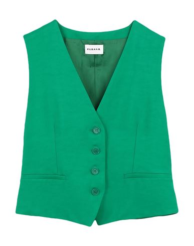 P.a.r.o.s.h P. A.r. O.s. H. Man Tailored Vest Green Size Xs Viscose, Linen, Acetate