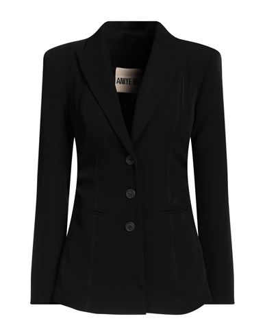 Aniye By Woman Blazer Black Size 6 Polyester, Elastane