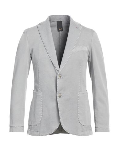 Mulish Man Blazer Grey Size 40 Cotton, Elastane