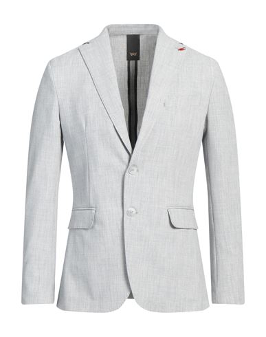 Mulish Man Blazer Light Grey Size 44 Polyester, Viscose, Elastane