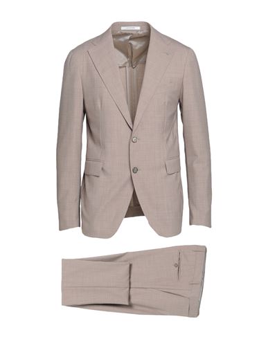 Tagliatore Man Suit Sand Size 40 Virgin Wool, Silk In Beige
