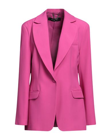 Federica Tosi Woman Blazer Magenta Size 10 Acetate, Viscose