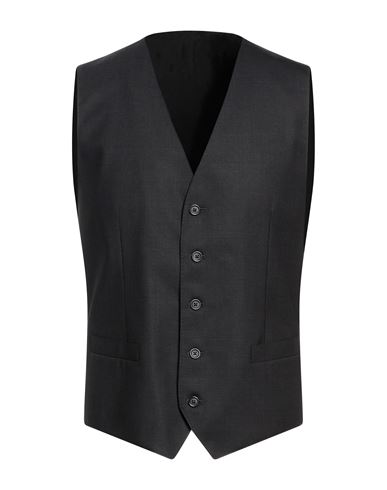 Dolce & Gabbana Man Tailored Vest Steel Grey Size 40 Virgin Wool, Elastane