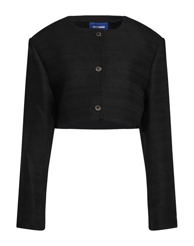 Ader Error Woman Blazer Black Size 1 Wool, Polyester