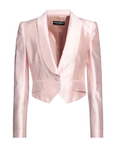 Dolce & Gabbana Woman Blazer Light Pink Size 10 Silk