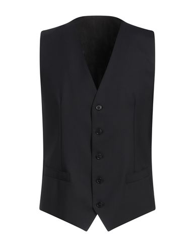 Dolce & Gabbana Man Tailored Vest Midnight Blue Size 50 Virgin Wool, Elastane