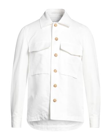 Royal Row Man Blazer White Size 38 Cotton, Linen
