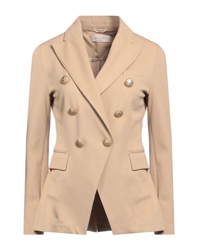 Circolo 1901 Woman Blazer Beige Size 4 Cotton, Elastane In Beige
