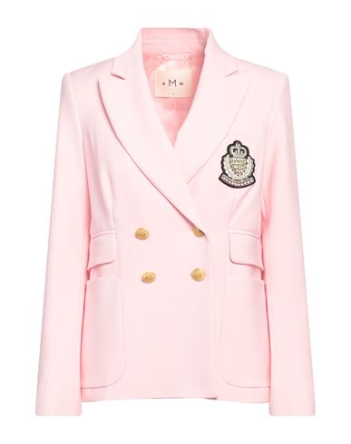 Shop Dmn Paris Woman Blazer Pink Size 0 Viscose, Virgin Wool, Elastane