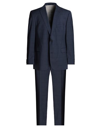 Eduard Dressler Man Suit Navy Blue Size 44s Virgin Wool