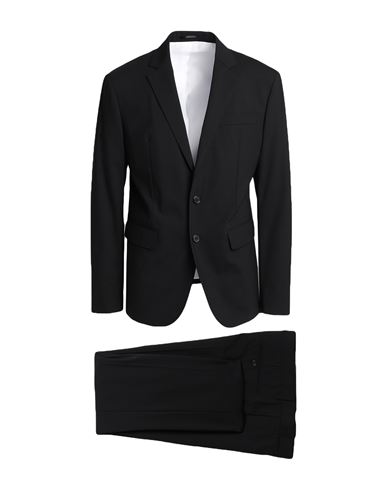 Dsquared2 Man Suit Black Size 42 Virgin Wool, Elastane