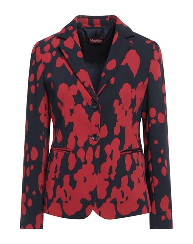 Max Mara Studio Woman Blazer Red Size 12 Polyester