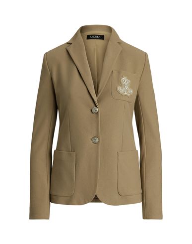 Ralph Lauren Bullion Jacquard Blazer In Beige