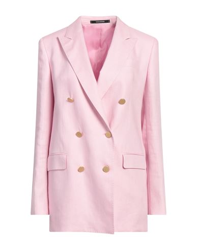 Tagliatore 02-05 Woman Blazer Pink Size 8 Linen