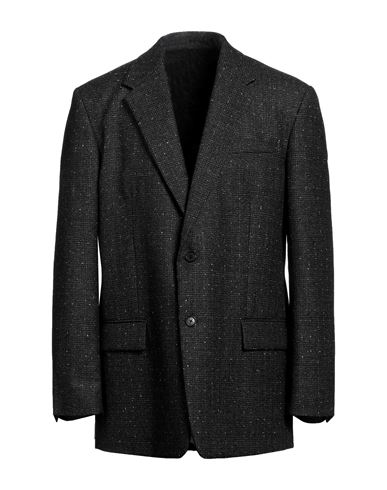 Versace Man Blazer Steel Grey Size 42 Wool