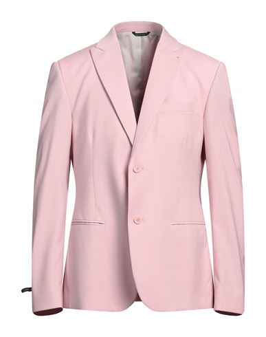 Daniele Alessandrini Man Blazer Pink Size 42 Polyester, Viscose, Elastane