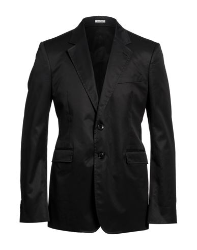 Shop Alexander Mcqueen Man Blazer Black Size 42 Cotton