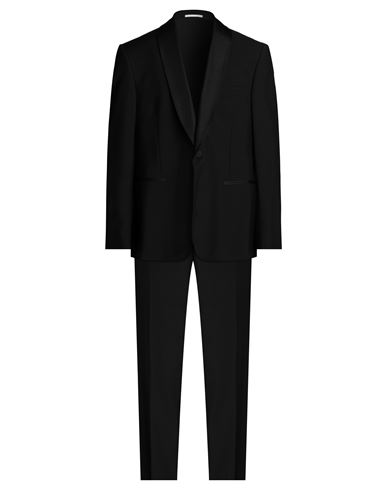 Pal Zileri Man Suit Black Size 48 Wool, Mohair Wool, Silk