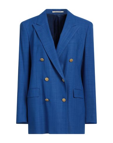 Tagliatore 02-05 Woman Blazer Blue Size 8 Viscose, Polyamide, Lyocell In Blue