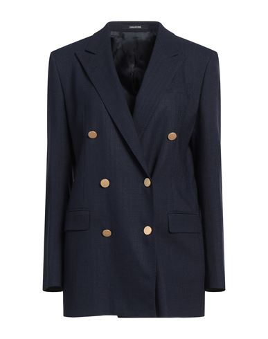 Tagliatore 02-05 Woman Blazer Navy Blue Size 4 Viscose, Polyamide, Lyocell