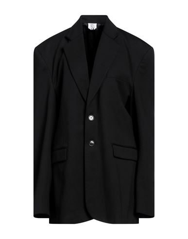 Vetements Woman Blazer Black Size L Polyester In Black