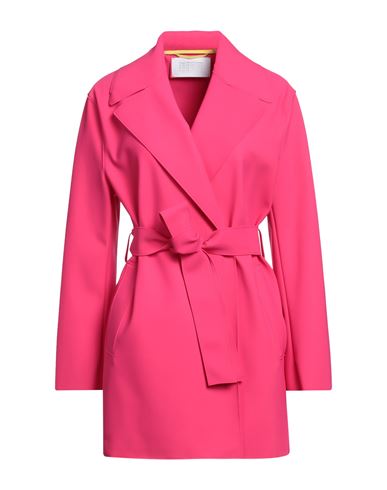 HARRIS WHARF LONDON HARRIS WHARF LONDON WOMAN OVERCOAT & TRENCH COAT FUCHSIA SIZE 6 POLYAMIDE, ECOVERO VISCOSE 