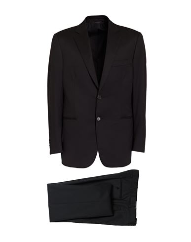 Brioni Man Suit Black Size 44 Wool