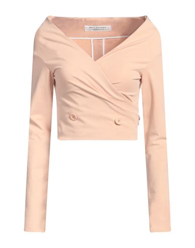 Philosophy Di Lorenzo Serafini Woman Blazer Blush Size 2 Cotton, Elastane