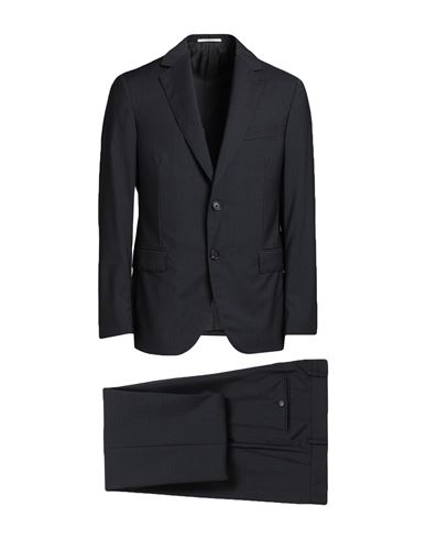 Pal Zileri Man Suit Lead Size 46 Wool In Grey