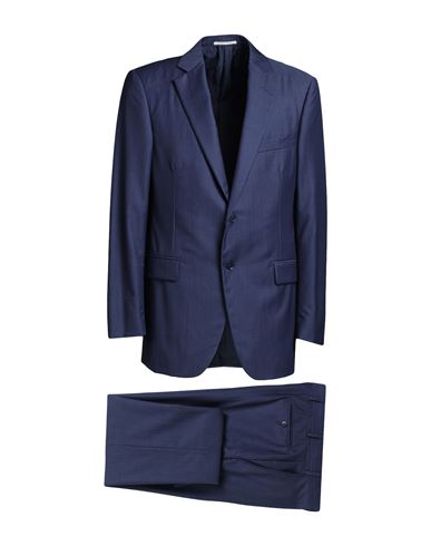 Pal Zileri Man Suit Navy Blue Size 44 Wool