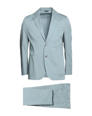 Tombolini Man Suit Sage Green Size 38 Cotton, Elastane