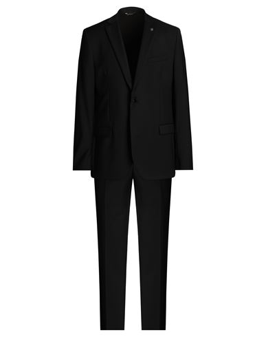 Manuel Ritz Man Suit Black Size 40 Virgin Wool