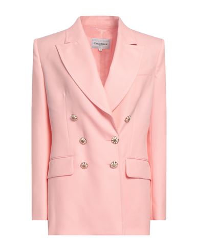 Casablanca Woman Blazer Pink Size 6 Virgin Wool