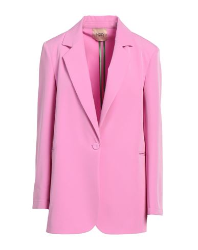 H2o Italia Woman Blazer Pink Size 8 Polyester, Elastane