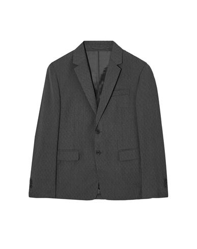 Shop Cos Man Blazer Steel Grey Size 44 Wool