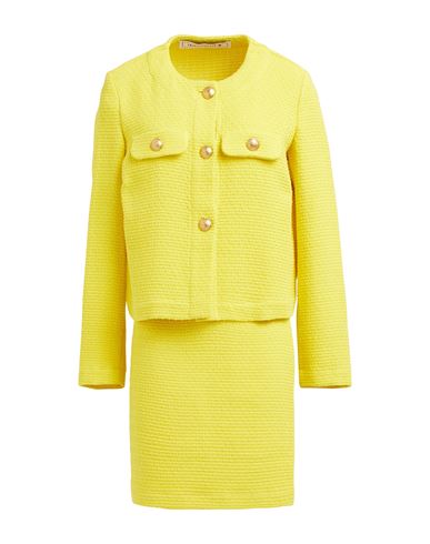 Shop Shirtaporter Woman Suit Yellow Size 8 Cotton