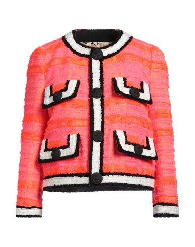 Dsquared2 Woman Blazer Pink Size 6 Polyester, Acrylic, Wool, Polyamide, Elastane