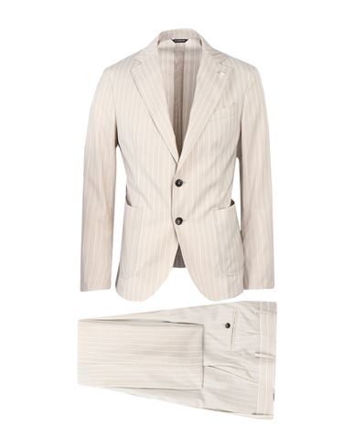 Shop Manuel Ritz Man Suit Beige Size 46 Virgin Wool