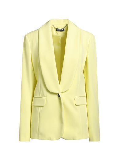 Liu •jo Woman Blazer Yellow Size 10 Polyester, Elastane In Yellow