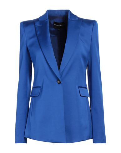 Shop Bcbgmaxazria Woman Blazer Bright Blue Size 12 Viscose, Virgin Wool, Elastane