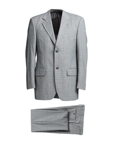 Facis Man Suit Grey Size 42 Virgin Wool
